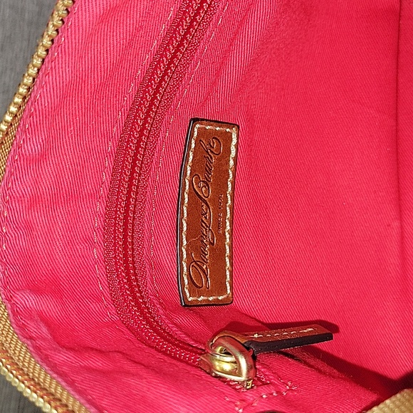 Dooney & Bourke Red Pebble Leather Crossbody Shoulder Bag - Picture 12 of 12